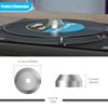 Dufray 45 RPM Adapter Solid Aluminum for Most Vinyl Record Turntables 2.2oz Replaces Standard 7 Singles Adaptor (51G, Silver) view 2