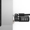 Compulocks Ledge Lock Adapter for MacBook Pro 16" M1, M2, M3, & M4 with Combination Cable Lock Silver view 2