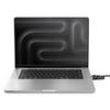 Compulocks Ledge Lock Adapter for MacBook Pro 16" M1, M2, M3, & M4 with Combination Cable Lock Silver view 3