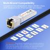 6COM 4Pack 1.25G/2.5G/5G/10GBase-T SFP+ Transceiver, 10G T SFP+ RJ45 Copper Module CAT.6a for Cisco SFP-10G-T-S, Ubiquiti UF-RJ45-10G, Fortinet, Netgear, D-Link, Supermicro, TP-Link, up to 30m view 4
