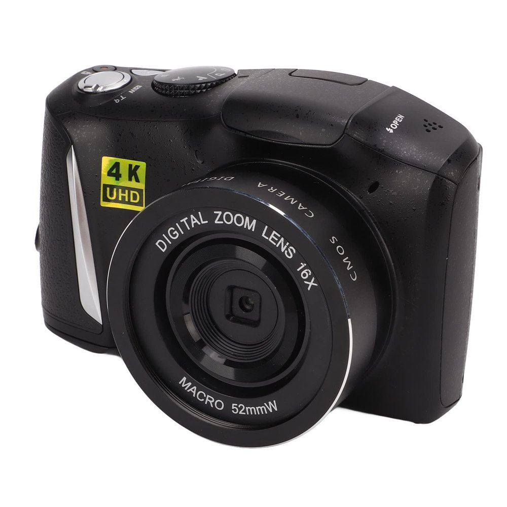 GOWENIC 4K Digital Camera, Video Camera Camcorder 48MP HD with 3.2inch IPS LCD Screen, 16X Digital Optical Zoom, Vlogging Camera, Vlogging Camera for Travel