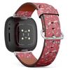 CJBROES Replacement Leather Watch Band, Compatible with Fitbit Versa 3 and Fitbit Sense of Wristband Bracelet Accessory - Alchemy Bottles view 1