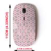 2.4G Wireless Mouse with Cute Pattern Design for All Laptops and Desktops with Nano Receiver - Circular Colored view 2