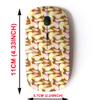 2.4G Wireless Mouse with Cute Pattern Design for All Laptops and Desktops with Nano Receiver - Autumn Colored Leaves view 2