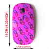 2.4G Wireless Mouse with Cute Pattern Design for All Laptops and Desktops with Nano Receiver - Endless Texture view 2