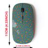 2.4G Wireless Mouse with Cute Pattern Design for All Laptops and Desktops with Nano Receiver - Cute Cartoon Rabbits view 2