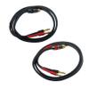 WJSTN male rca to banana plug speaker cable banana plug to rca speaker cable 12AWG Cables,2Pack (3FT) view 2