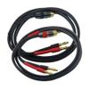 WJSTN male rca to banana plug speaker cable banana plug to rca speaker cable 12AWG Cables,2Pack (3FT) view 3