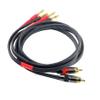 WJSTN male rca to banana plug speaker cable banana plug to rca speaker cable 12AWG Cables,2Pack (3FT) view 4