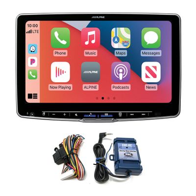 Alpine ILX-F511 Halo11 Multimedia Receiver with 11" Floating Touchscreen Display with SWI-RC Steering Wheel Interface