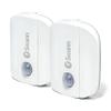 Swann Wireless Motion Alert Sensor Unit 2 Pack Easy Installation Both Indoors & Outdoors with Weatherproof Design, No Hub Required. Detect Movement Up to 50ft Away Within 110 Degree Range,White view 1