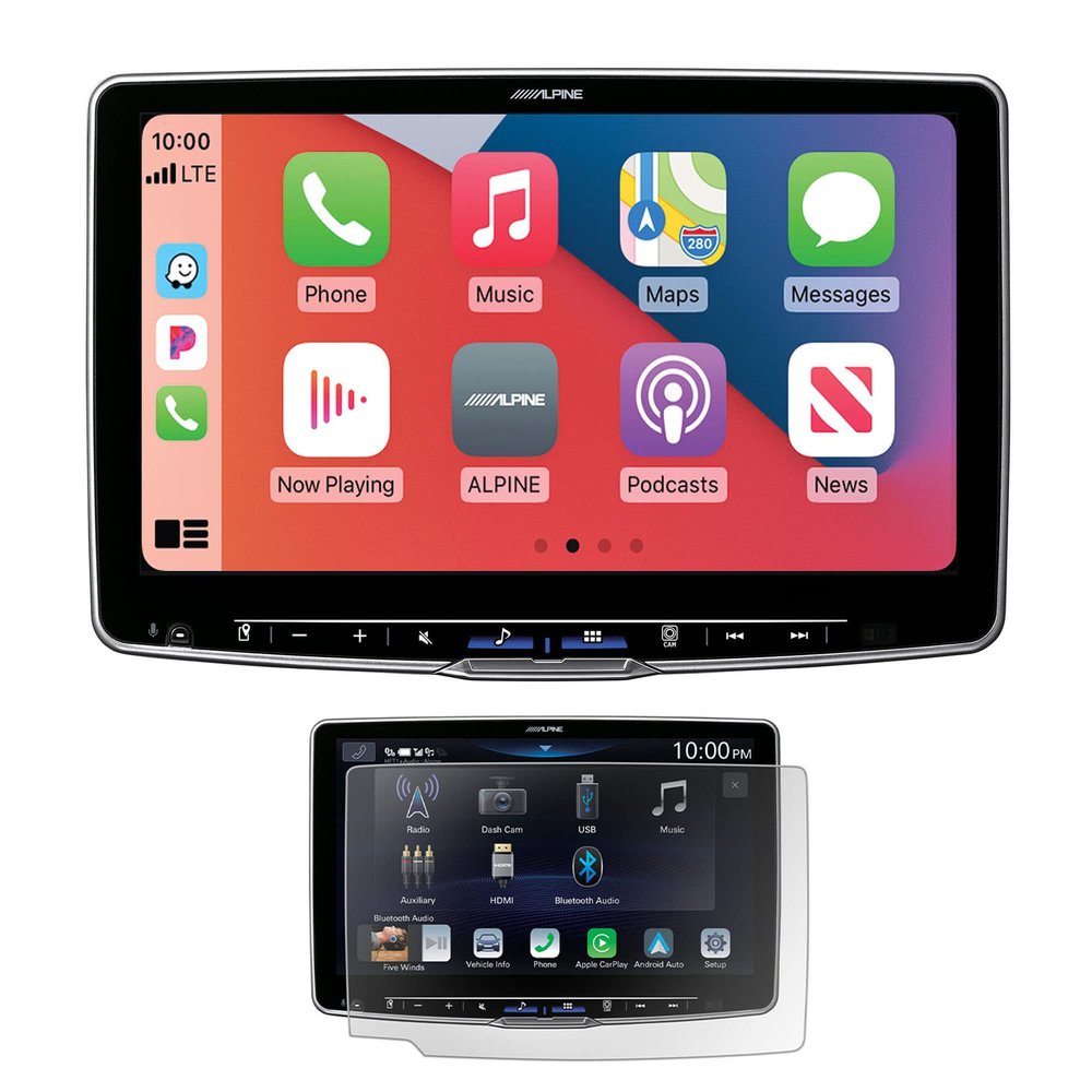 Alpine ILX-F511 Halo11 11" Multimedia Touchscreen Receiver with KAE-HF11DA Anti-Reflective Screen Protector