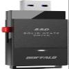 BUFFALO External SSD 2TB - Up to 600MB/s - USB-C - USB-A - USB 3.2 Gen 2 (Compatible with PS4 / PS5 / Windows/Mac) - External Solid State Drive Stick - SSD-PUT2.0U3B view 1
