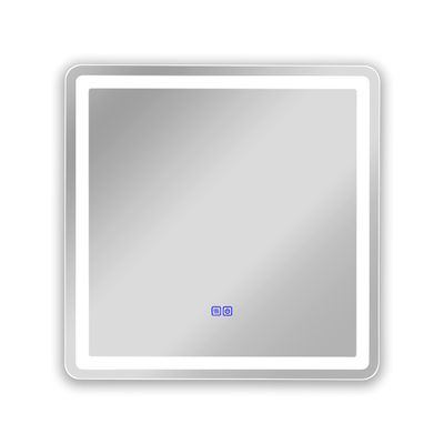 Chloe Lighting Luminosity Back Lit Square Touchscreen LED Mirror 3 Color Temperatures 3000K-6000K 24" Wide