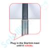 Starlink J-Pipe Mount Kit Compatible with V2 Rectangular Dish by SatelliteSale 22 inches Long view 3