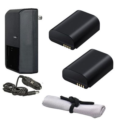 High Capacity 'Intelligent' Batteries (2 Units) + AC/DC Travel Charger Travel Charger Compatible with Samsung NX1