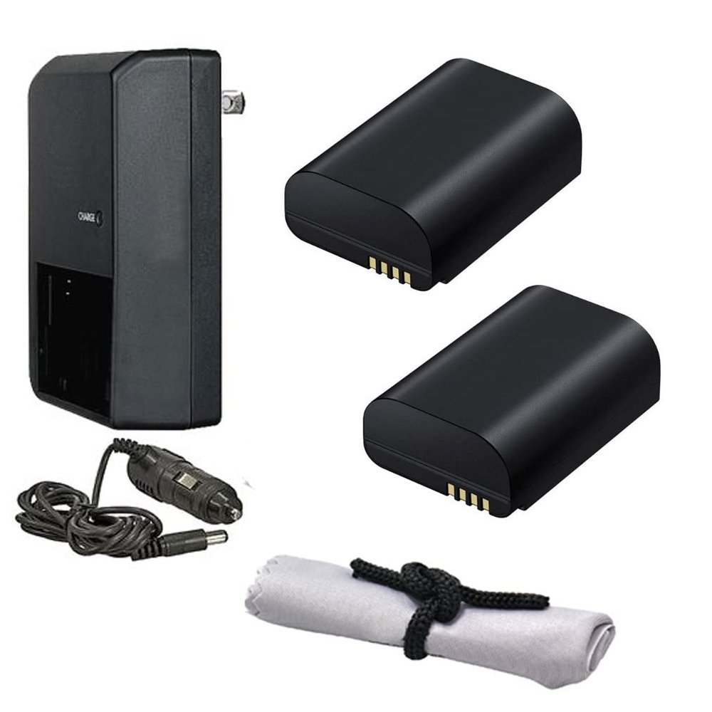 High Capacity 'Intelligent' Batteries (2 Units) + AC/DC Travel Charger Travel Charger Compatible with Samsung NX1