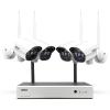 JouSecu 1080P Security Camera System Wireless, Plug and Play 8CH Video Surveillance NVR Kit with 4pcs HD Bullet IP Camera for Home/Store/Office, Night Vision Waterproof, No Hard Drive view 1