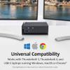 Kensington USB-C and Thunderbolt Dock, up to 100W Charging, Dual 4K, for Mac, Windows and Surface (K37010NA) view 2