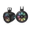 Cerwin Vega SH8F4B 8 inch 700 Watts Marine Pod Speaker System Coaxial with 1 inch Titanium Dome Tweeter Marine Grade LED Lighting Black Pair view 1