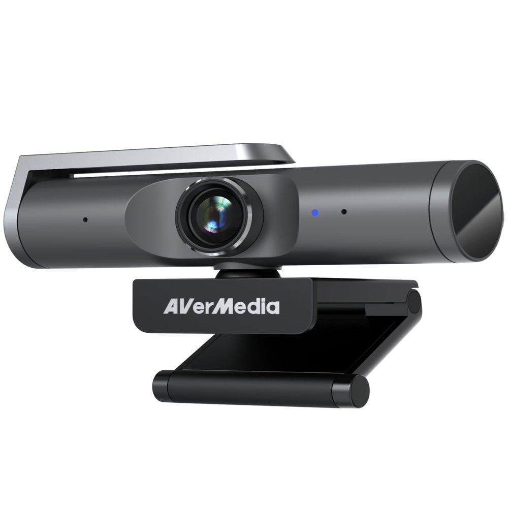 AVerMedia PW515 4K Ultra HD Business Webcam with Microphone for PC/Desktop/Laptop/Mac, with AI Auto Framing for Streaming, Meeting, Video Calls, Sony Sensor, Works with Teams, Zoom, Google Meet, OBS