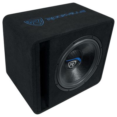 Rockville VS15K51 2000W 15" K5 Car Subwoofer in Vented Enclosure, 1 Ohm, Deep Bass, Durable MDF Build, for Car Audio Enthusiasts