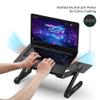 Uncaged Ergonomics WorkEZ Adjustable Laptop Stand for Desk, Laptop Stand Adjustable Height, Foldable Aluminum Cooling Computer Holder & Riser for Desk Bed, Gray, XL view 3