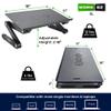Uncaged Ergonomics WorkEZ Adjustable Laptop Stand for Desk, Laptop Stand Adjustable Height, Foldable Aluminum Cooling Computer Holder & Riser for Desk Bed, Gray, XL view 4