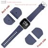 Wepro Band Compatible with Fitbit Versa 2 Bands for Women Men, Soft Band Compatible with Fitbit Versa Bands, Sport Waterproof Breathable Replacement Wristbands Strap for Versa Lite, Small, Blue Gray view 4