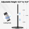 Nycetek Webcam Tripod Stand for Desk: Webcam Stand for Logitech Brio | C920 | C922 | C615 | C930e - Height & Angle Adjustable Desktop Tripod for Light & 1/4" Thread for Live Streaming | Video Calling view 4