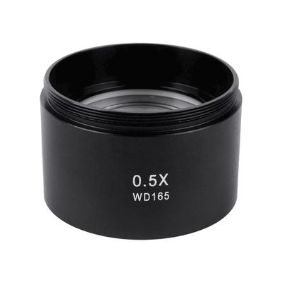 Microscope Accessories Kit Digital Microscope Auxiliary Objective Lens 1.5X 0.75X 0.5 0.7X for Zoom Stereo Binocular Trinocular Camera Microscope Microscope Slides (Color : C 0.5X)