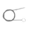BQLZR Flexible Straw Brush Extra Long 39.37inch Metal for Elastic Hose Drain Pipe Tube view 1