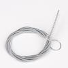 BQLZR Flexible Straw Brush Extra Long 39.37inch Metal for Elastic Hose Drain Pipe Tube view 2