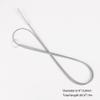 BQLZR Flexible Straw Brush Extra Long 39.37inch Metal for Elastic Hose Drain Pipe Tube view 4