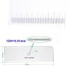Microscope Accessories Kit 0.01 Mm Stage Micrometer Glass Slide DIV=0.01mm for Biological Microscope Total 1mm Microscope Slides view 2