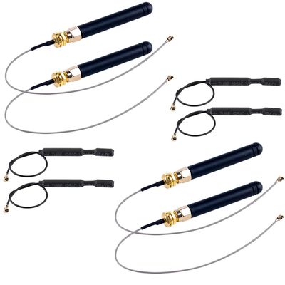 DIYmalls 4pcs LoRa Antenna 915MHz + 4pcs 915 MHz Spring Antenna 2dBi
