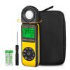 LYCEBELL Digital Illuminance Light Meter, LC-881D Luxmeter Range up to 400,000 Lux with 270 Rotated Date Hold Max/Min Backlit for Photography Plant LED Light view 1