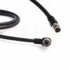 HangTon Extension Cable for Sony XC-HR50 70 DXC990 Hitachi Panasonic Camera 30m, Right Angle Hirose 12 Pin Female to 12 Pin Male Connector view 2
