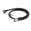 HangTon Extension Cable for Sony XC-HR50 70 DXC990 Hitachi Panasonic Camera 30m, Right Angle Hirose 12 Pin Female to 12 Pin Male Connector view 3
