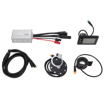 VGEBY Electric Conversion Kit, Electric Motor Controller 15A Common Speed Controller 36V 48V with GD01 Panel 1 to 2 Cable Fully Kit