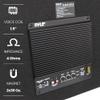 Pyle 8'' Dual Bass Subwoofer Box System - 400-Watt Slim Mount Truck Audio Subwoofer Box - Rear Vented Design with Built-in Illuminating LED Lights, 2x400 Watts Max Power - PLBA82LE,Black view 4