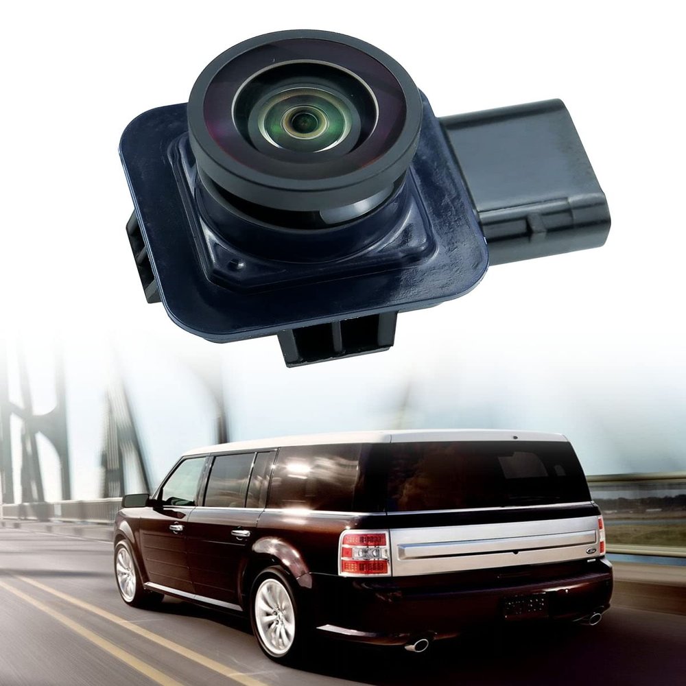 Reverse Backup Camera Fits for Ford Flex 2013-2019 Rear View Backup Camera DA8Z-19G490-A, DA8Z-19G490-C, EA8Z-19G490-A, GA8Z-19G490-A Wide Angle HD Night Vision Waterproof Rear Park Assist Camera