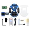 Waveshare Unassembled PicoGo Mobile Robot Compatible with Raspberry Pi Pico(pre-soldered Header) Self Driving Remote Control Integrates Colorful RGB LED and More view 2