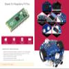 Waveshare Unassembled PicoGo Mobile Robot Compatible with Raspberry Pi Pico(pre-soldered Header) Self Driving Remote Control Integrates Colorful RGB LED and More view 3