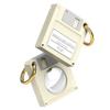 elago Retro Floppy Disk Case Compatible with Apple AirTag 2nd Gen (2026) & 1st Gen - Drop Protection Keychain, Carabiner Key Ring (Track Dogs, Keys, Backpacks, Purses) Tracking Device Not Included [Classic White] view 1