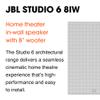 JBL Studio 6 8IW - Home Theater in-Wall Speaker with 8" PolyPlas Woofer - Easy to Install view 2