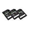 PNY 64GB Elite-X Class 10 U3 V30 SDXC Flash Memory Card - 100MB/s, Class 10, U3, V30, 4K UHD, Full HD, UHS-I, Full Size (Pack of 3) view 2
