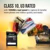 PNY 64GB Elite-X Class 10 U3 V30 SDXC Flash Memory Card - 100MB/s, Class 10, U3, V30, 4K UHD, Full HD, UHS-I, Full Size (Pack of 3) view 3