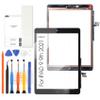 A-MIND for iPad 9 10.2" 2021 Screen Replacement with Home Button Touch Panel, for iPad 9th Generation A2602 A2603 A2604 A2605 Touch Screen Digitizer Glass Panel Lens Repair Kits(Not LCD) (Black) view 1