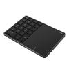 Sanpyl Numeric Keypad, 2 in 1 22 Keys 2.4G Touchpad Bluetooth 4.2 Number Pad, Type C Charging 500mAh Financial Accounting Keyboard, for Laptop, PC, Desktop(Black) view 1